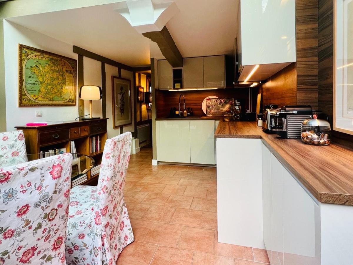 La Maison Blanche Du 10Honfleur Exteriör bild