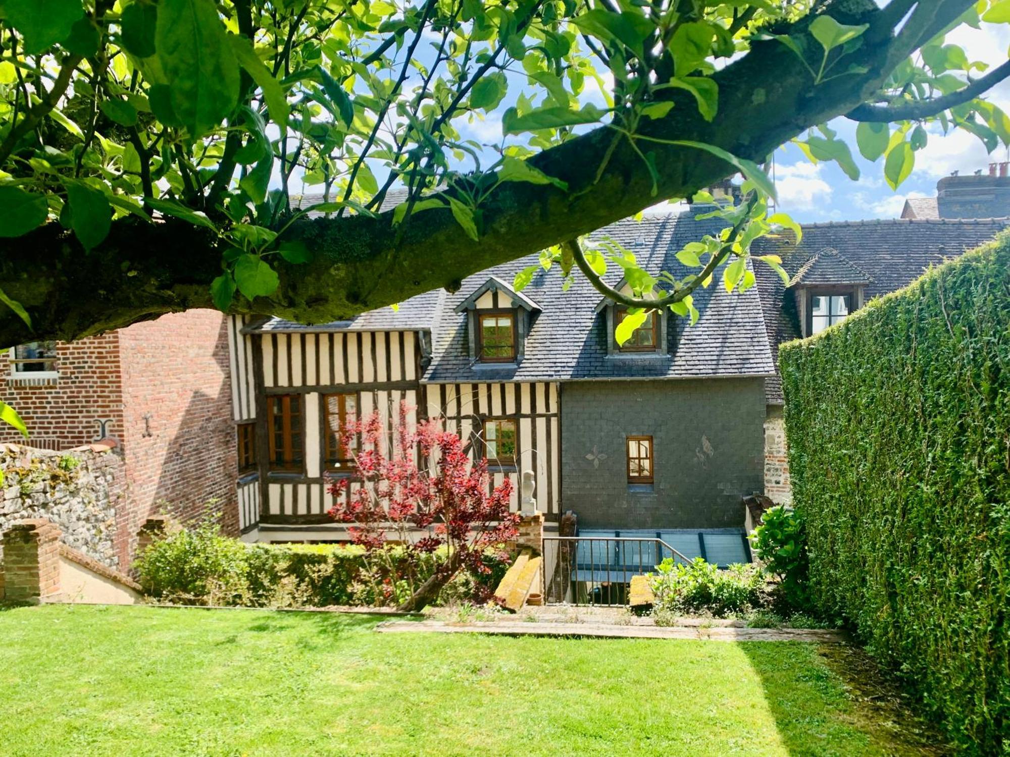 La Maison Blanche Du 10Honfleur Exteriör bild